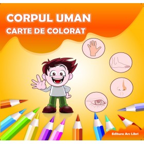 Carte de colorat - Corpul uman